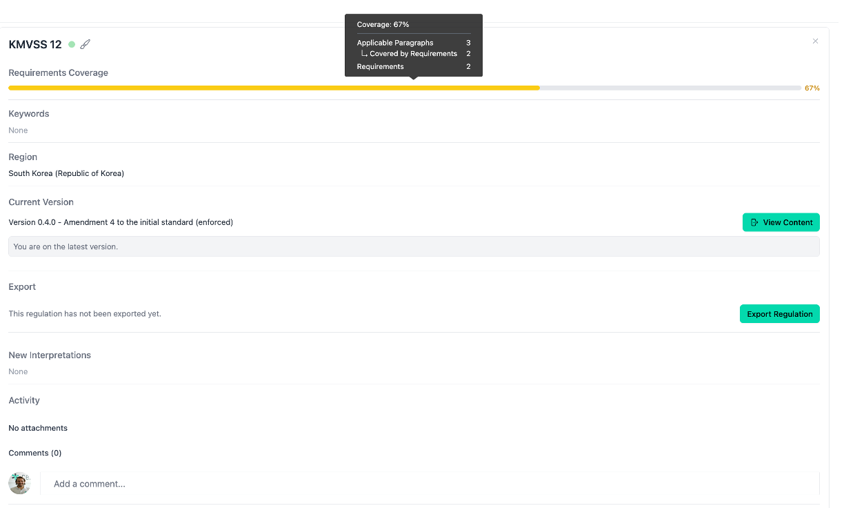 Project setup overview
