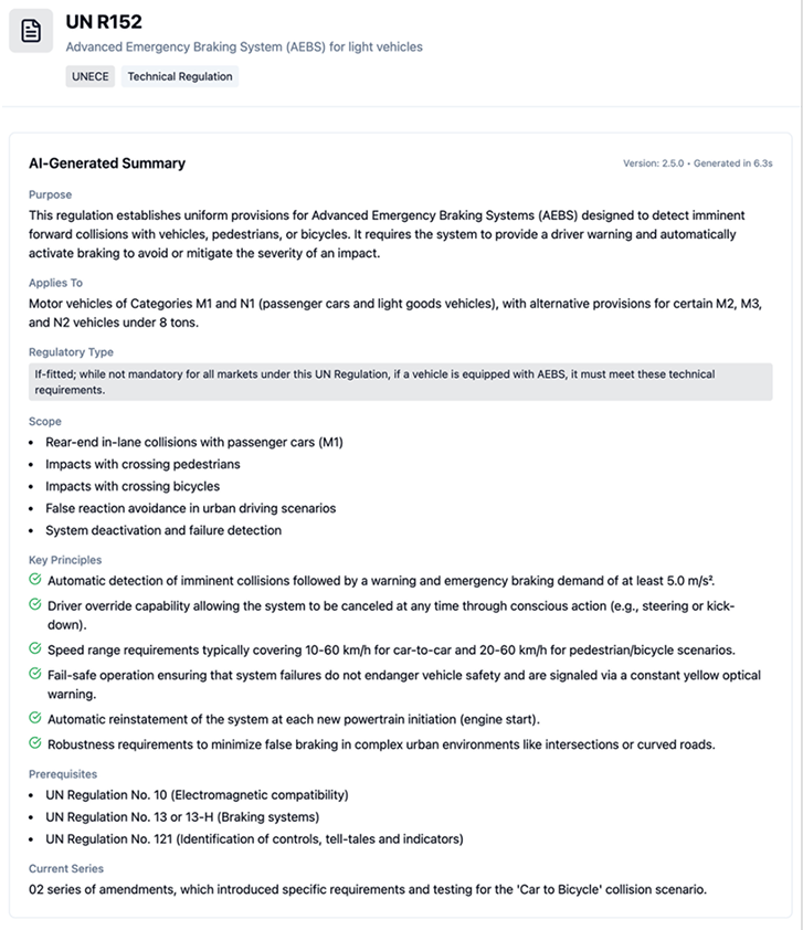 AI-generated summary of a regulatory document